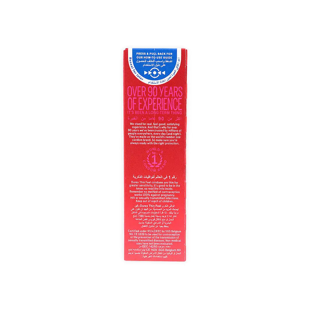 Durex Ultra Thin Feel Condoms - Pack of 12s, Condoms
