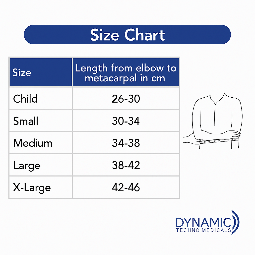 Dyna Arm Sling with Foam Pouch – Small, Wrist Braces
