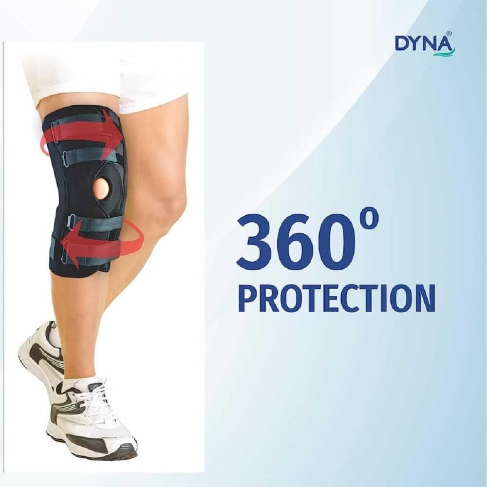 Dyna Innolife Hinged Knee Brace With Open Patella – Large, Knee Braces