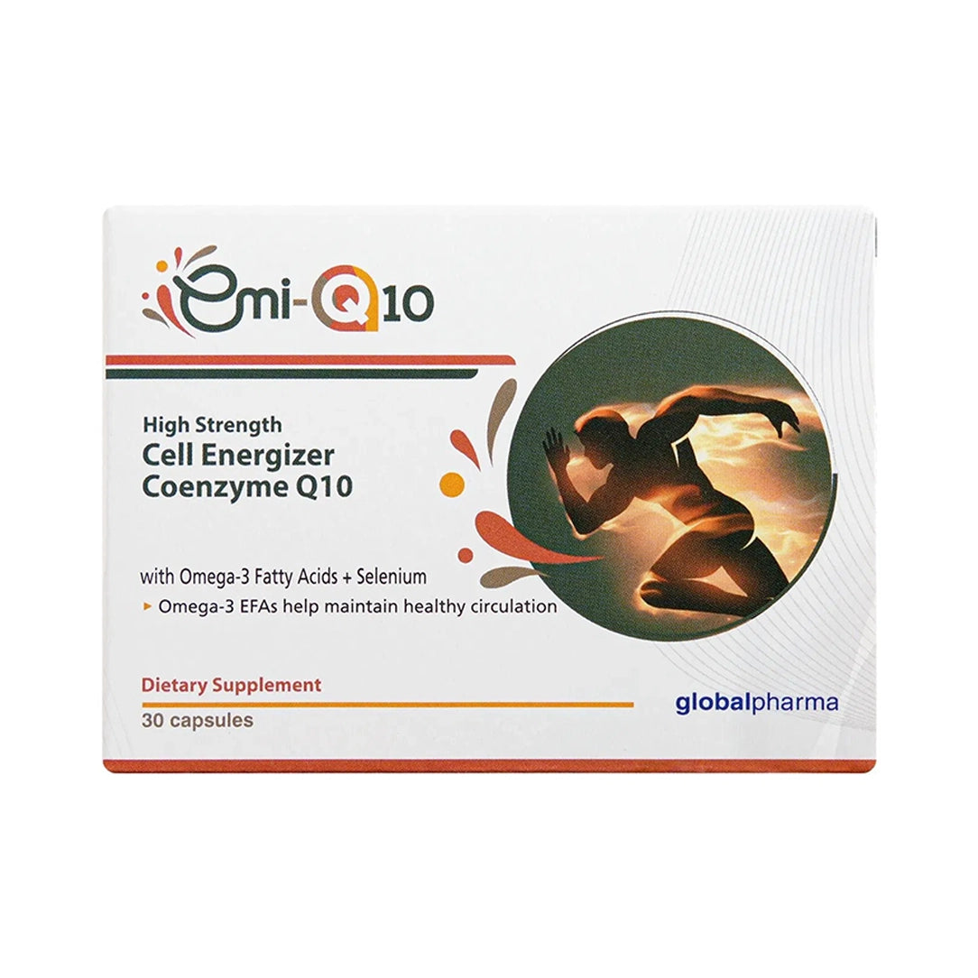 Emi-Q10 Coenzyme Q10 Capsules - 30 Capsules, Single Vitamins