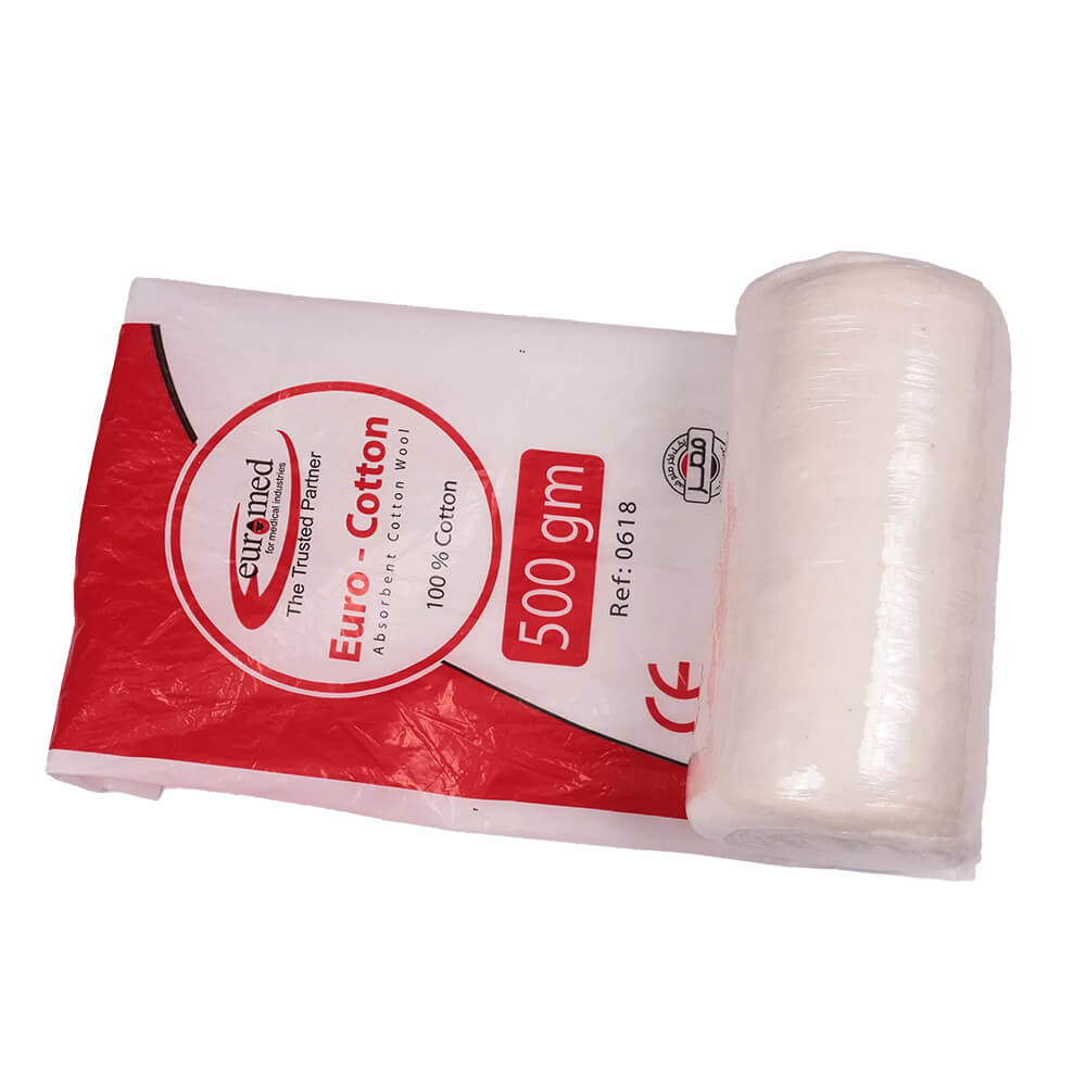 Euromed cotton roll for dressing, cleaning, and general medical use