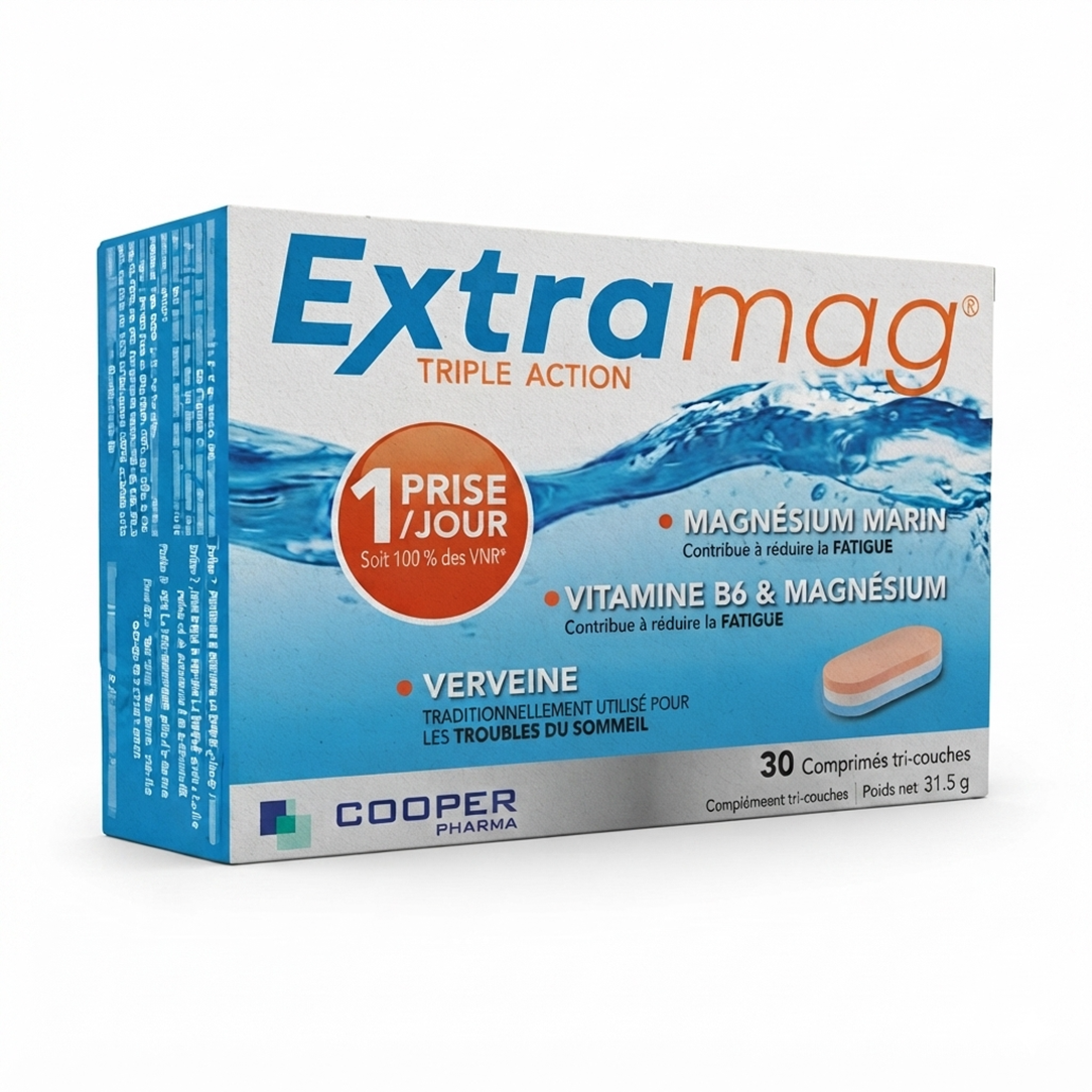 Extra Mag Magnesium 30 Tablets – Muscle Relaxation & Bone Health, Magnesium