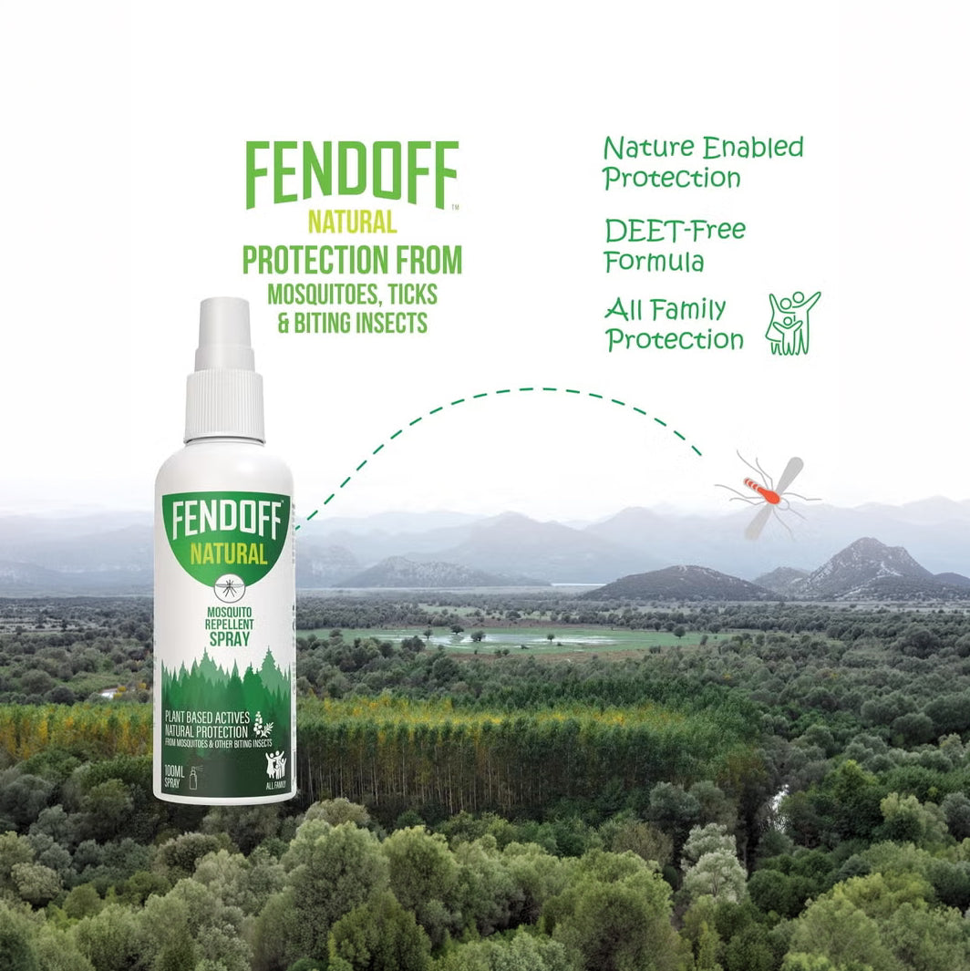 FENDOFF Natural Mosquito Repellent Spray - 100 ml, Household Insect Repellents