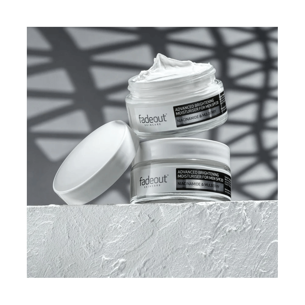 Fade Out Advanced Brightening Moisturiser for Men SPF20 - 50ml, Face Moisturizers