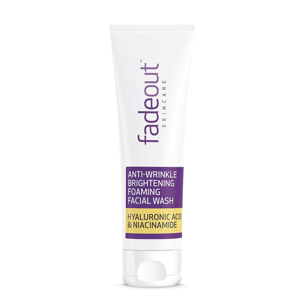 Fade Out Anti-Wrinkle Brightening Foaming Facial Wash 100ml tube