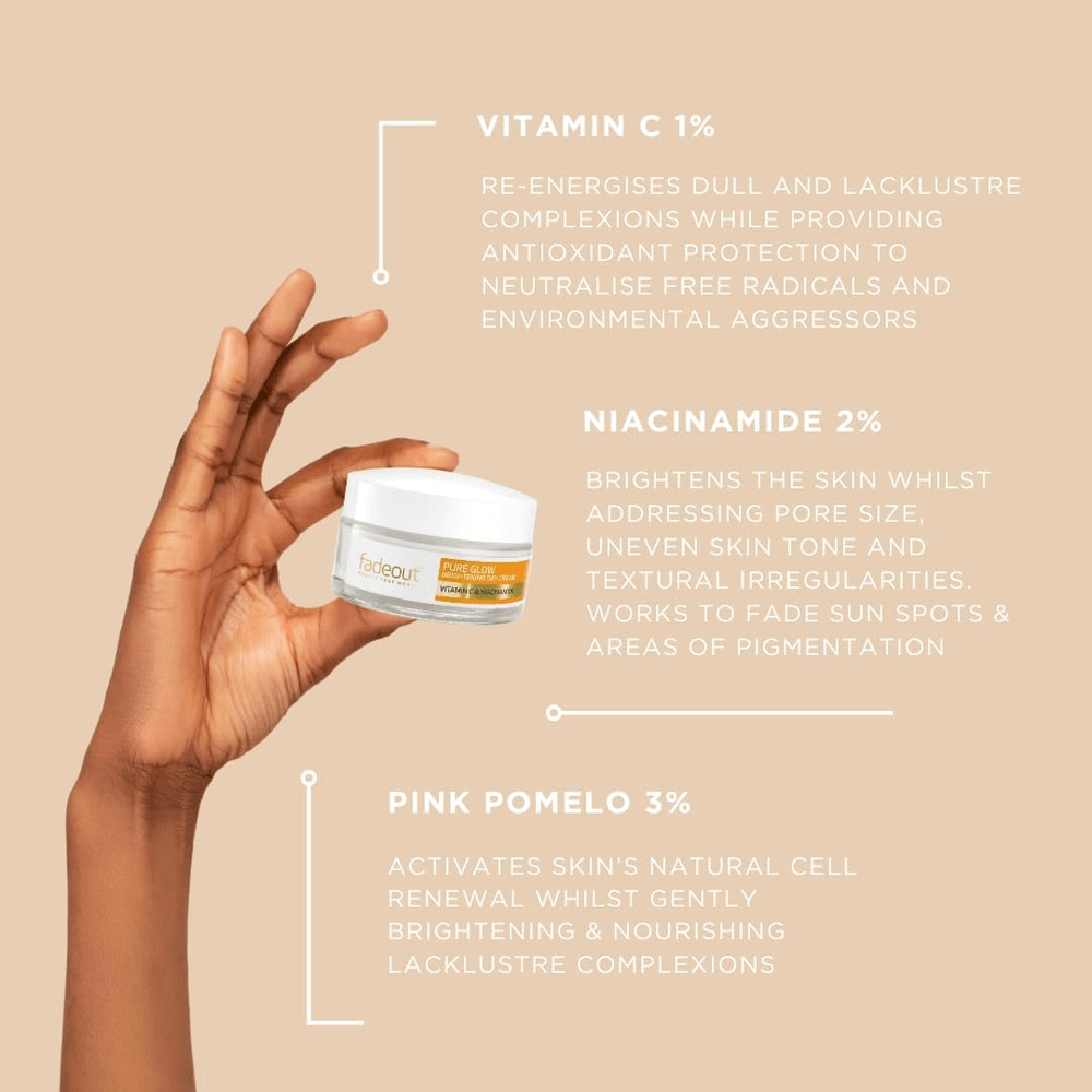 Fade Out Pure Glow Brightening Day Cream - 50ml, Face Moisturizers