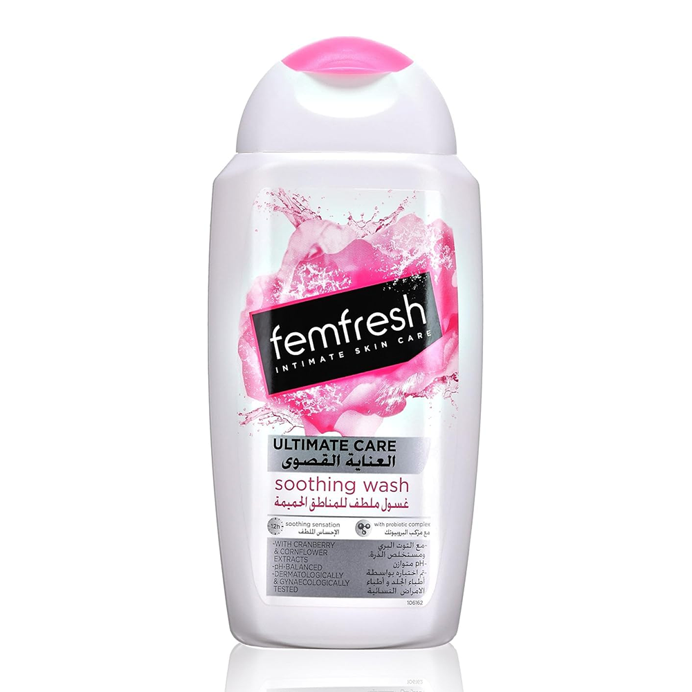 Femfresh Intimate Soothing Wash for Delicate Skin - 250ml, Feminine Douches