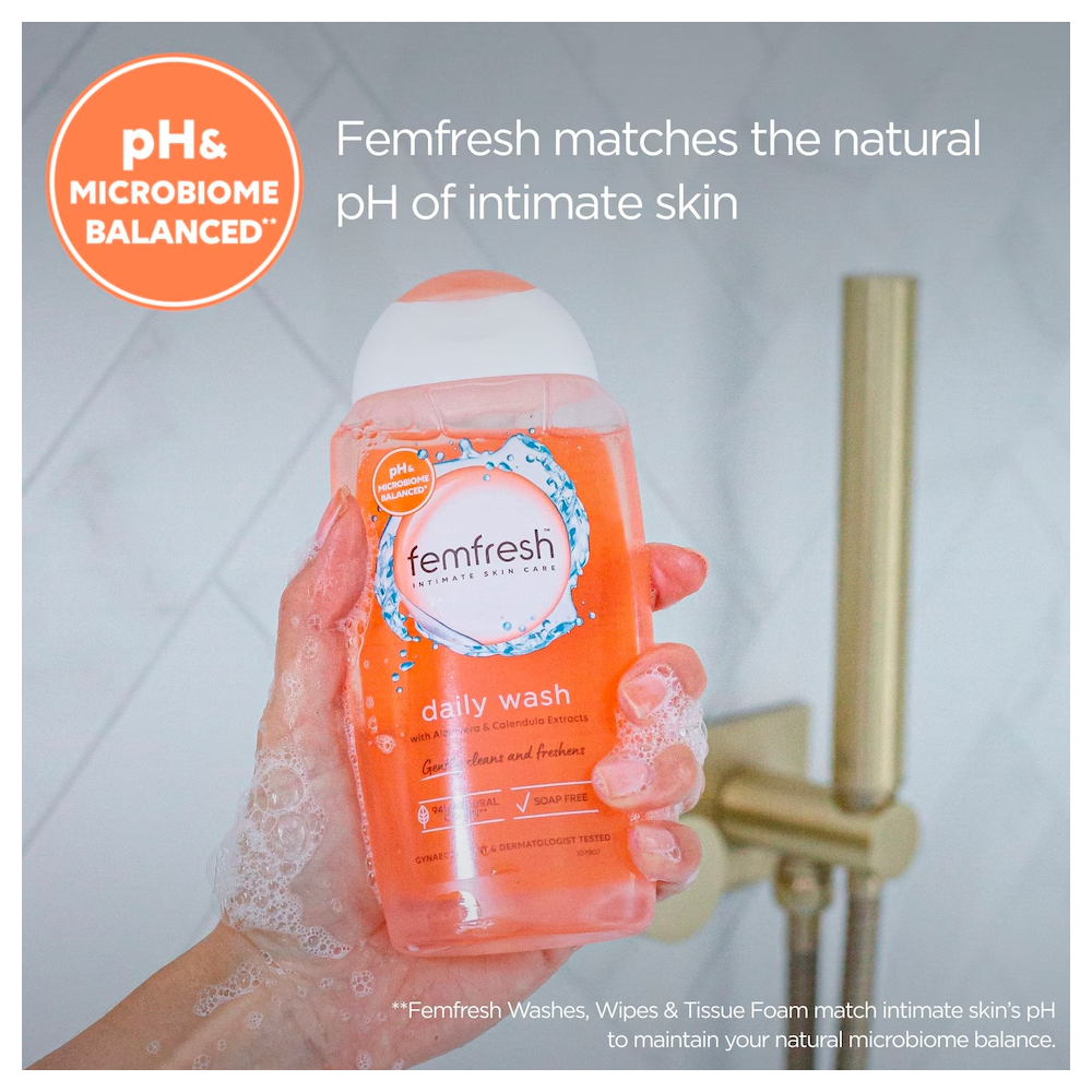 Femfresh Intimate Wash for Sensitive Skin - 250ml, Feminine Douches