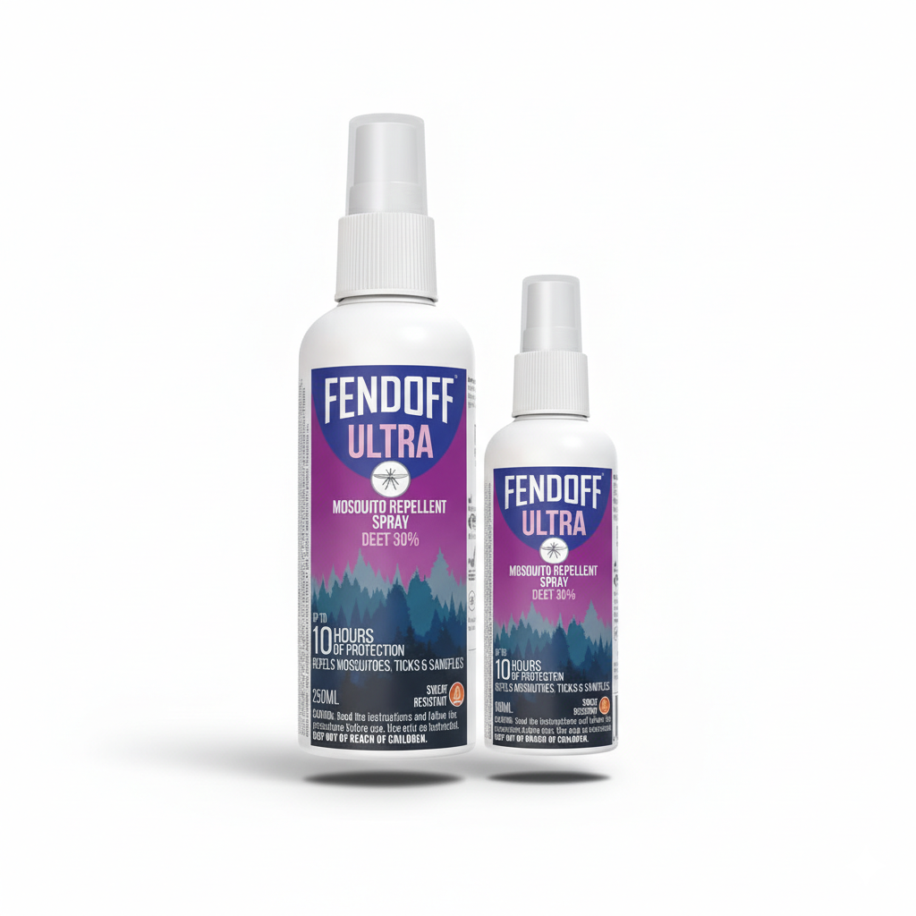 Fendoff Ultra Mosquito Repellent Spray with DEET 30% - 100ml, Household Insect Repellents