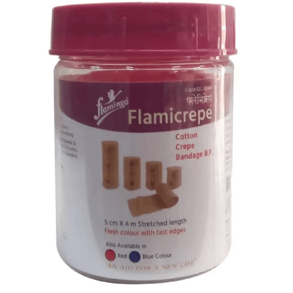 Flamingo Flamicrepe Bandage 5cmx4m, Medical Tape & Bandages
