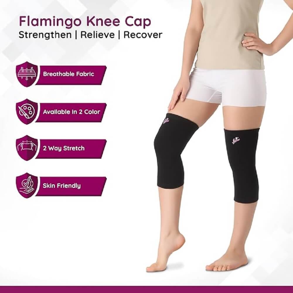 Flamingo Knee Cap Support (Small) - Pair, Knee Braces