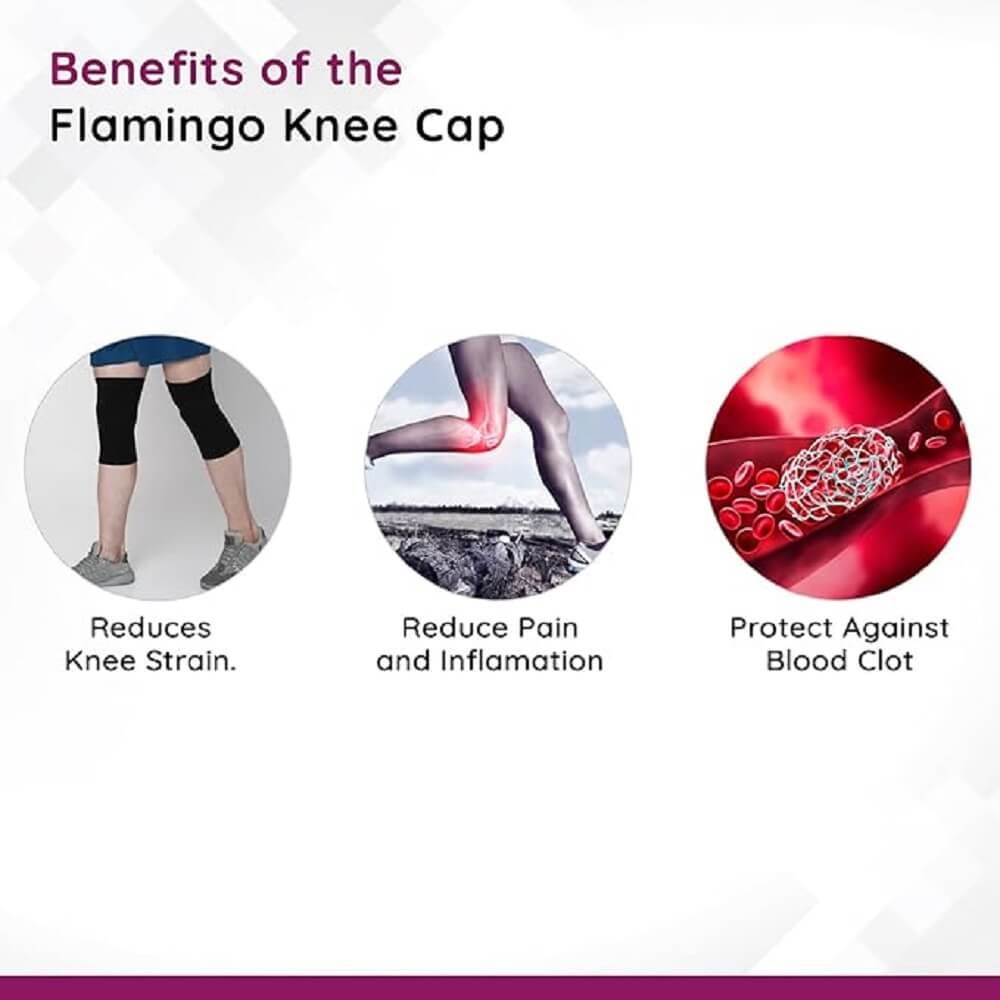 Flamingo Knee Cap Support (Small) - Pair, Knee Braces