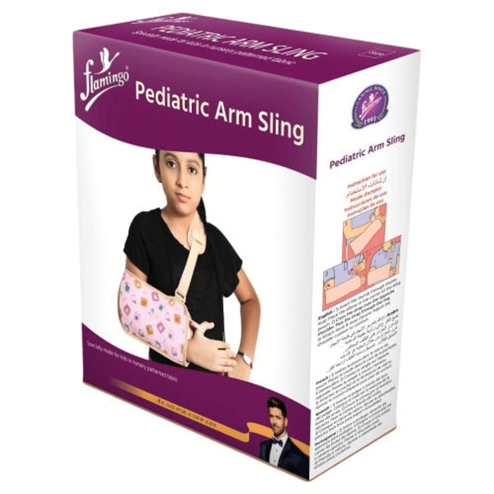 Flamingo Pediatric Arm Sling Adjustable & Comfortable Support – Large, Wrist Braces