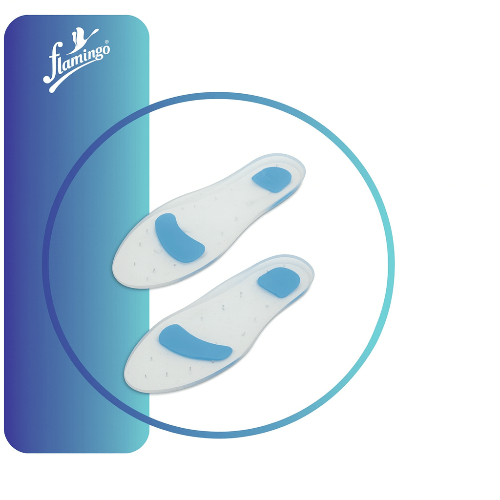 Flamingo Premium Silicone Footcare Insole – X-Large, Insoles & Inserts