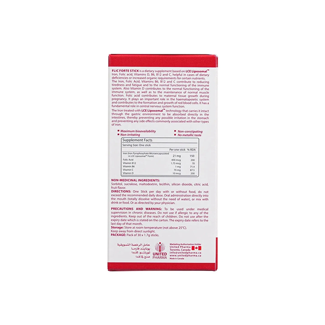 Flic Forte Powder Sticks 1.7g - 30 Sticks, Medicine & Drugs