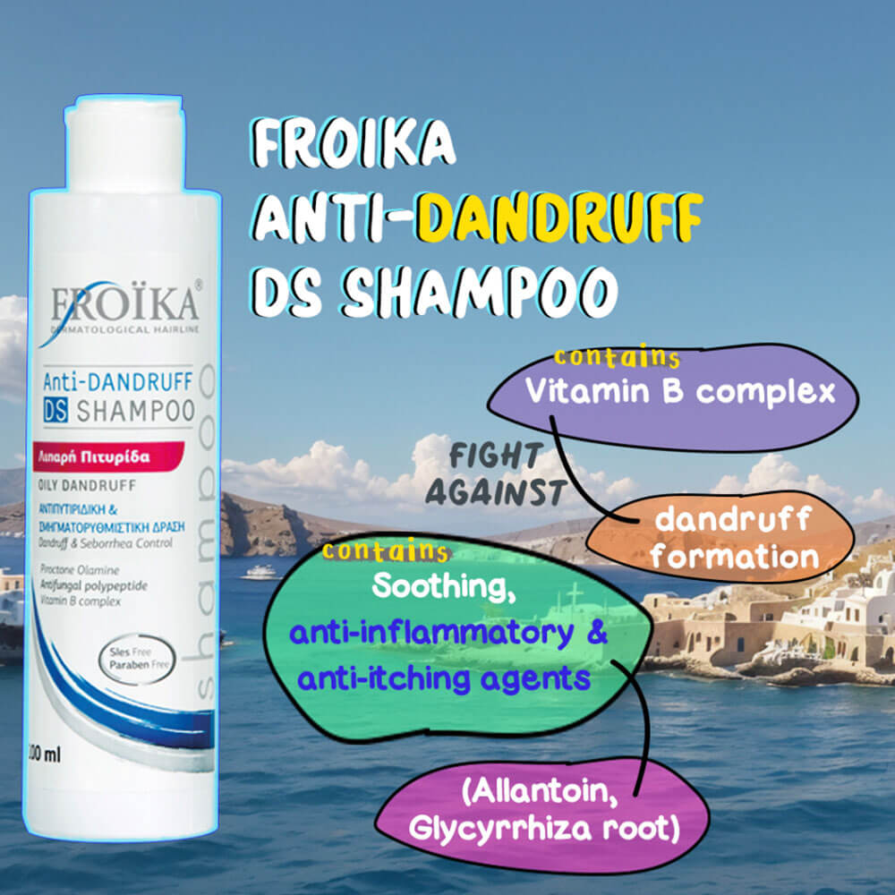 Froika 200ml shampoo – DS anti-seborrheic dandruff treatment