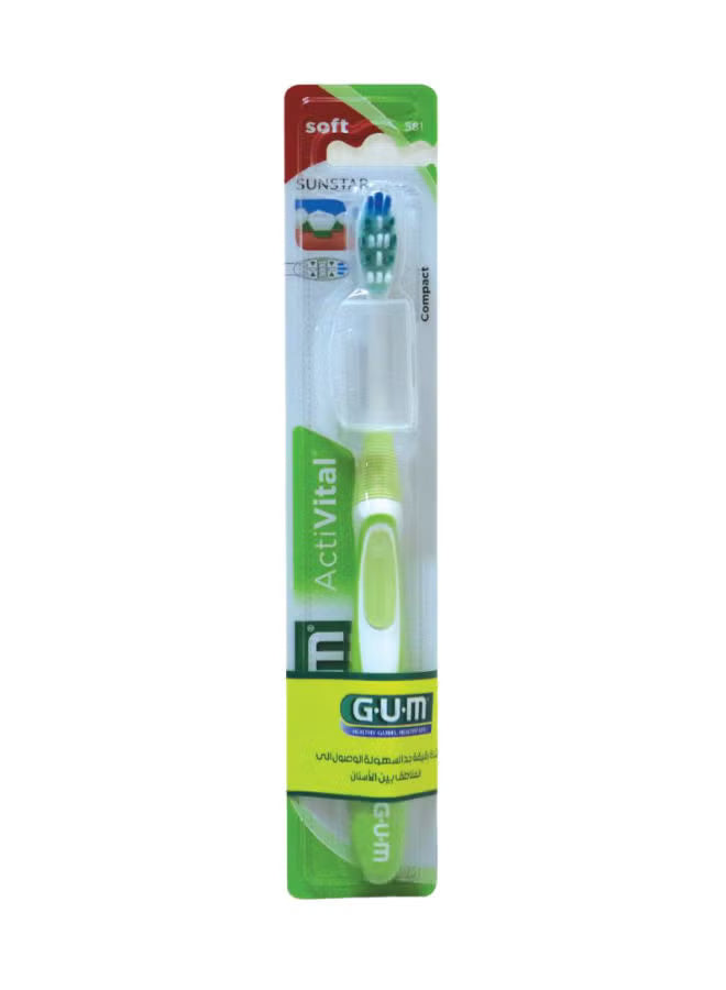 GUM Activital Toothbrush Soft 581M, Manual Toothbrushes
