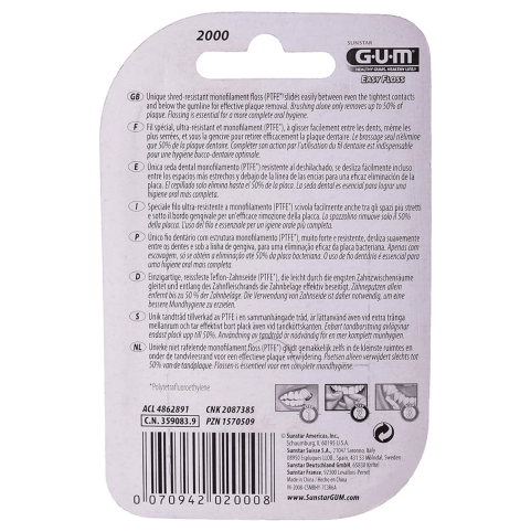 GUM Butler Easy Floss 30m - 2000MA, Dental Floss