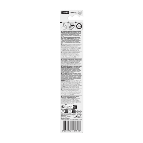 GUM Butler Soft Travel Toothbrush 158M - Single Piece, Manual Toothbrushes