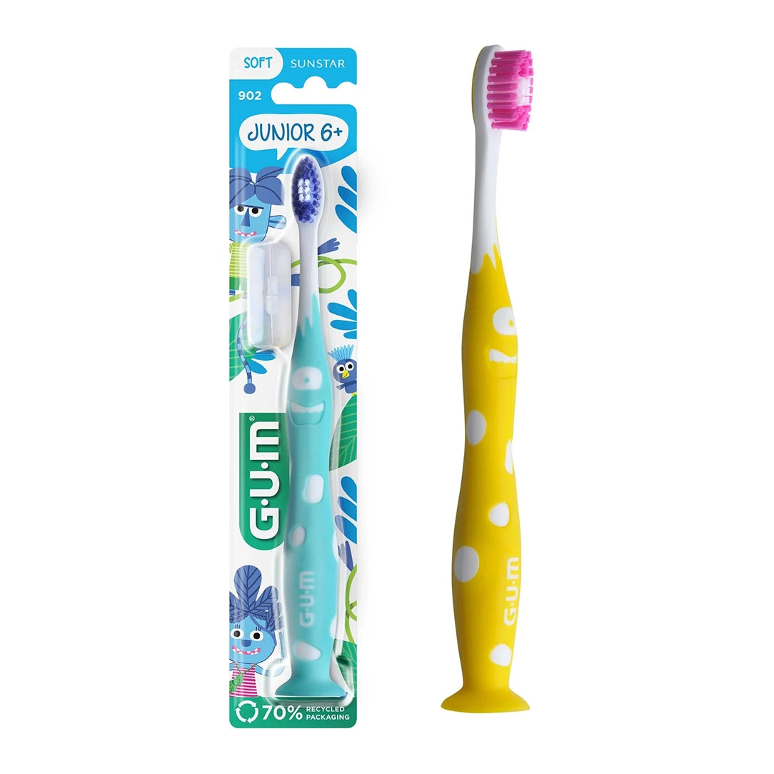 GUM Junior Monster Toothbrush 6+ Years - Soft (902), Manual Toothbrushes