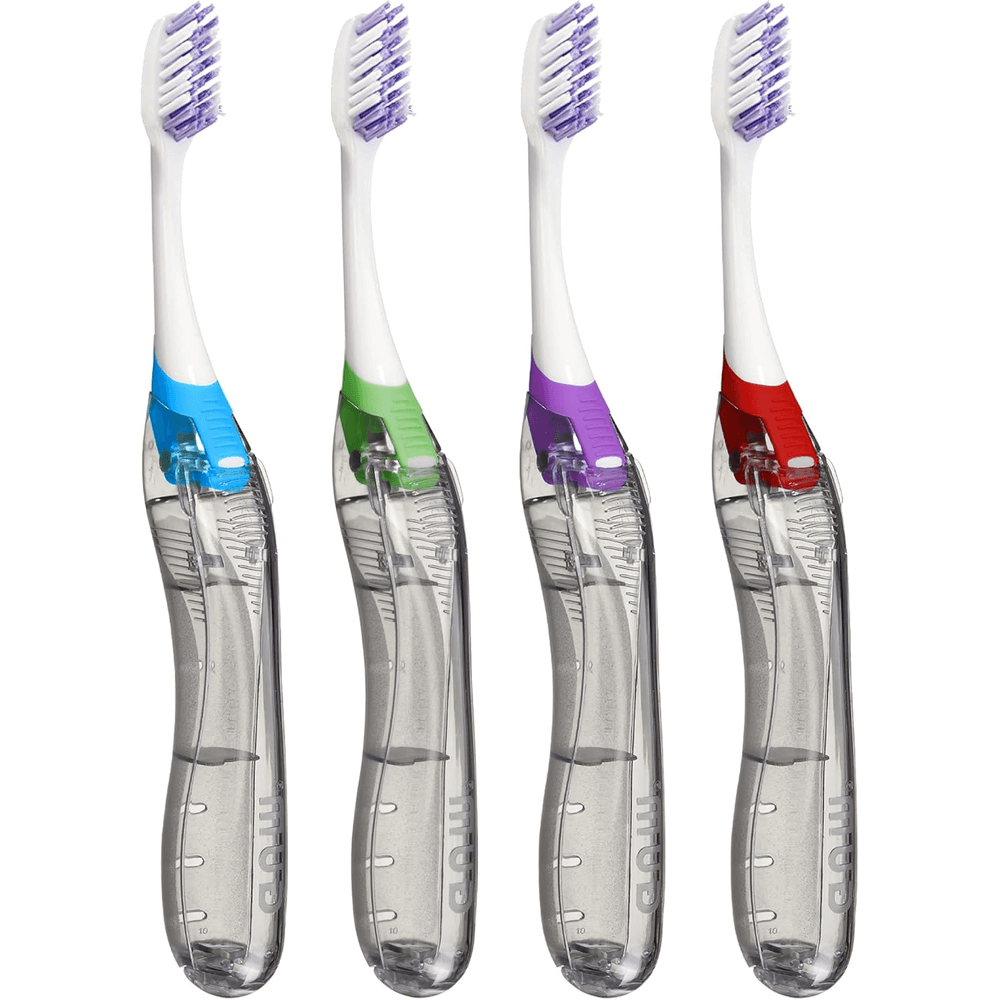 GUM Orthodontic Soft Toothbrush Travel 125M, Manual Toothbrushes
