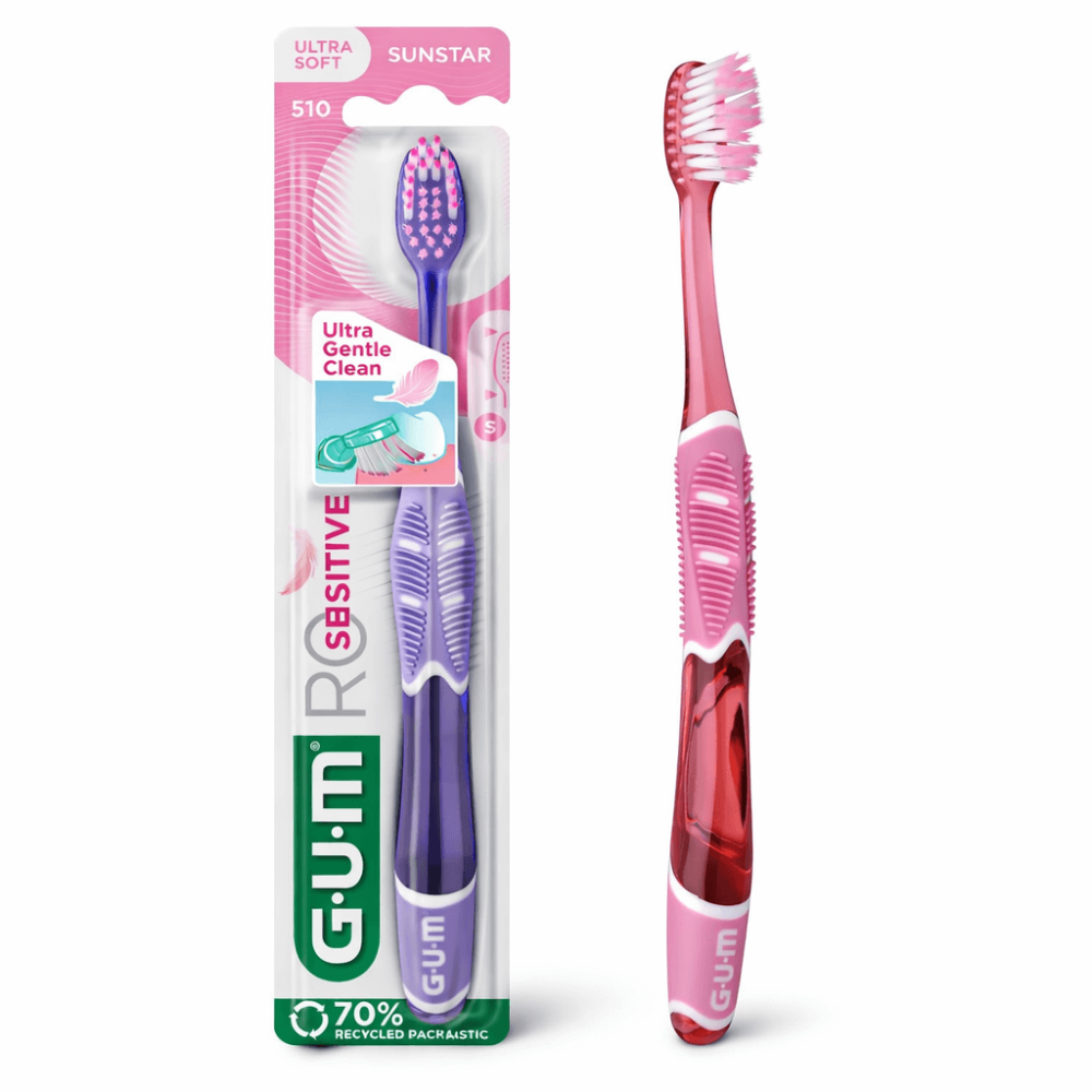 GUM Pro Sensitive Ultra Soft Toothbrush - 510, Manual Toothbrushes