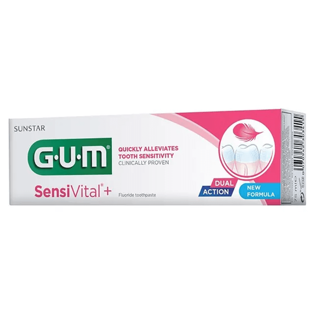GUM SensiVital Toothpaste for Sensitive Teeth - 75ml, Toothpaste 