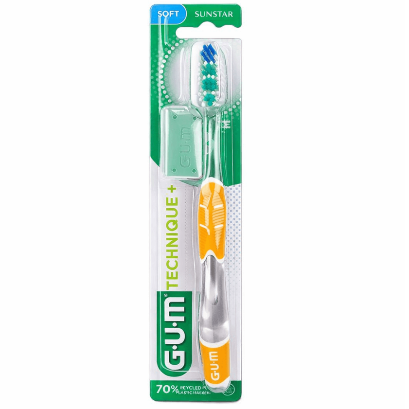 GUM Technique+ Full Soft Toothbrush - 490ME, Manual Toothbrushes