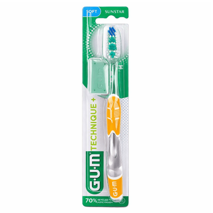 GUM Technique+ Full Soft Toothbrush - 490ME, Manual Toothbrushes