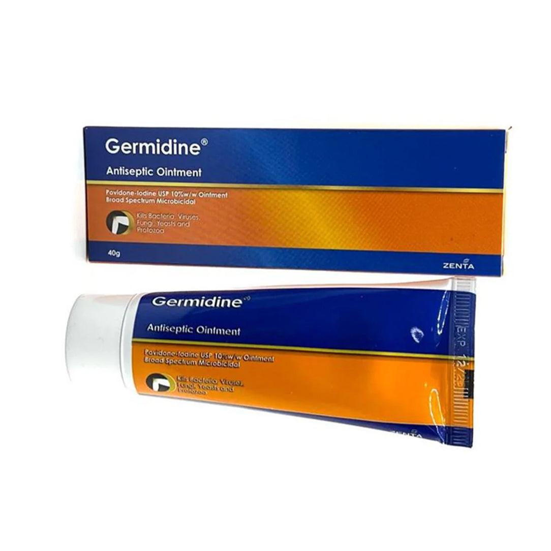 Germidine 10% Antiseptic Ointment - 40g , Antiseptic Gels & Sprays 