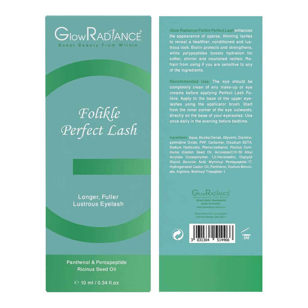 GlowRadiance Folikle Perfect Lash - 10ml, Lash & Brow Growth Treatments