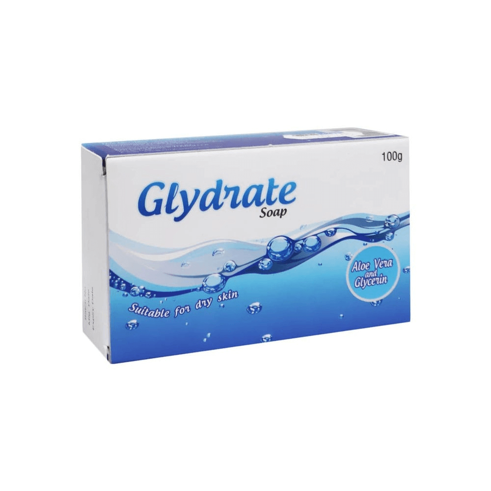 Glydrate Moisturizing Soap - 100g, Bar Soap