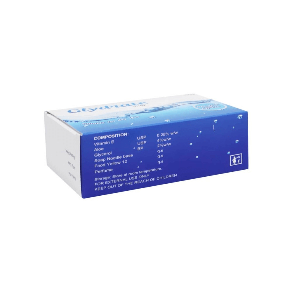Glydrate Moisturizing Soap - 100g, Bar Soap