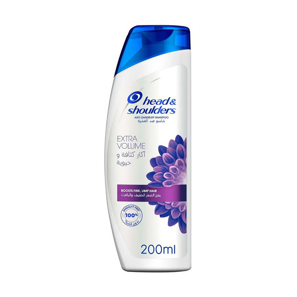 Head & Shoulders Extra Volume Anti-Dandruff Shampoo - 200ml, Shampoo