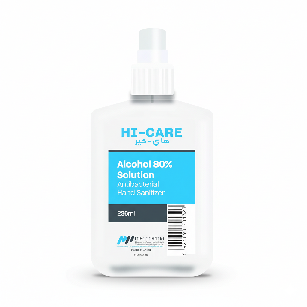 Hi-Care Antibacterial Hand Sanitizer - 236ml, Hand Sanitizers & Wipes