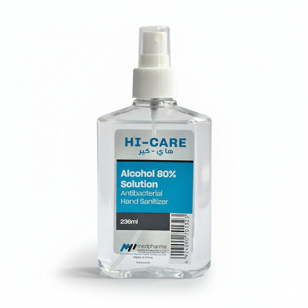 Hi-Care Antibacterial Hand Sanitizer - 236ml, Hand Sanitizers & Wipes