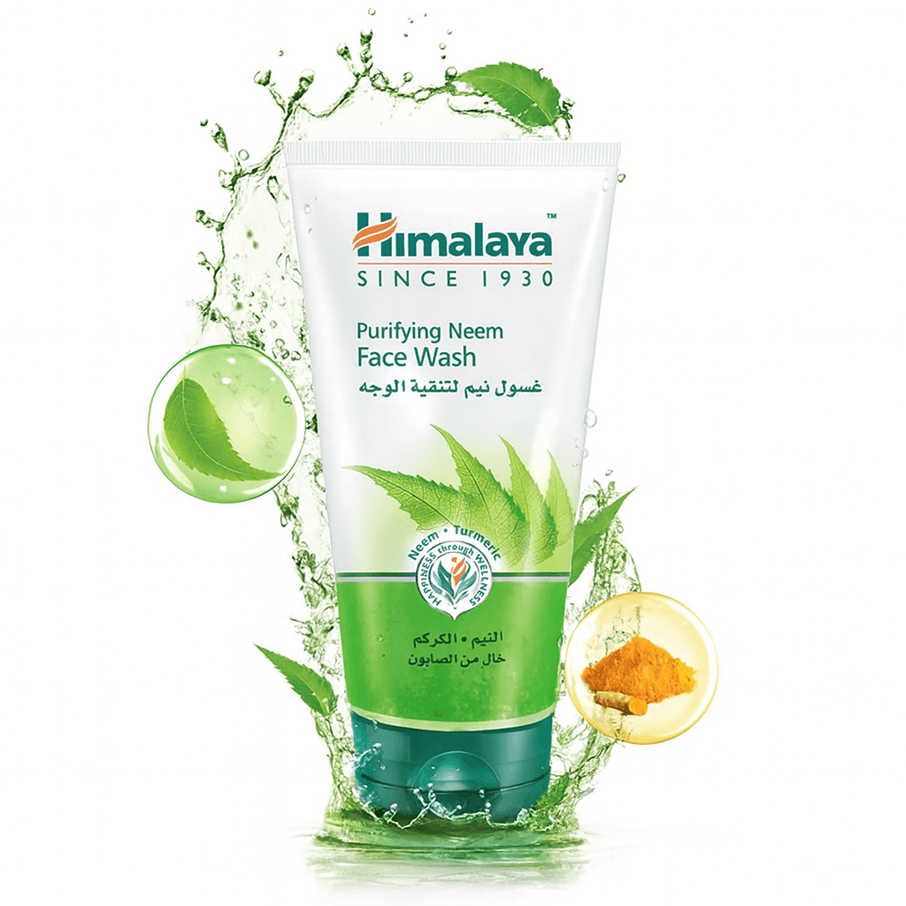 Himalaya Purifying Neem Face Wash with Turmeric - 150ml, Facial Cleansers