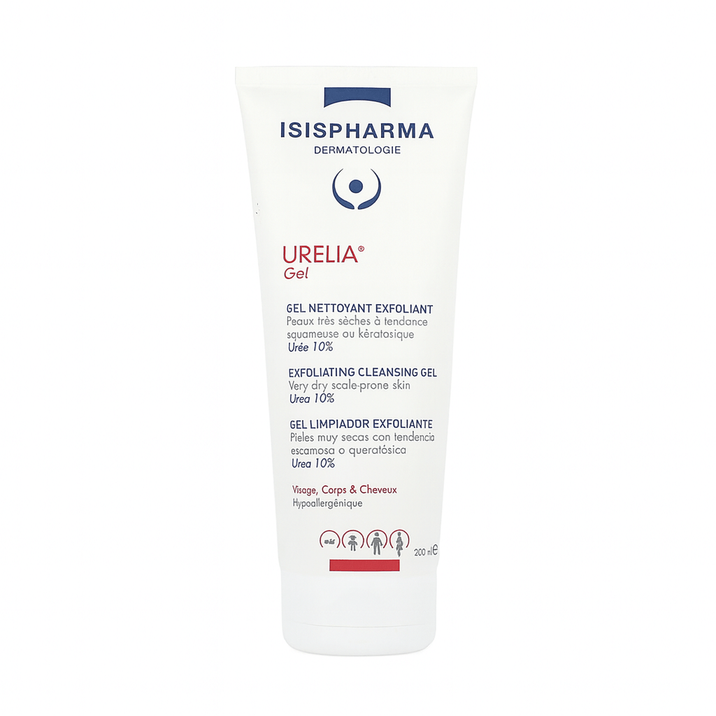 ISISPHARMA Urelia Exfoliating Cleansing Gel - 200ml, Facial Cleansing Kits