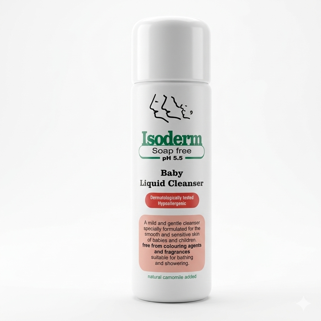 Isoderm Baby Liquid Cleanser pH 5.5 - 250ml, Baby Bathing