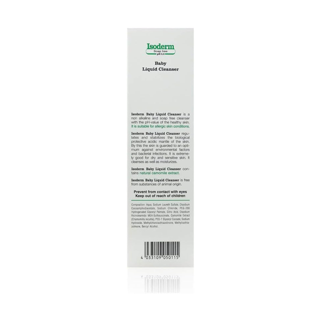 Isoderm Baby Liquid Cleanser pH 5.5 - 250ml, Baby Bathing