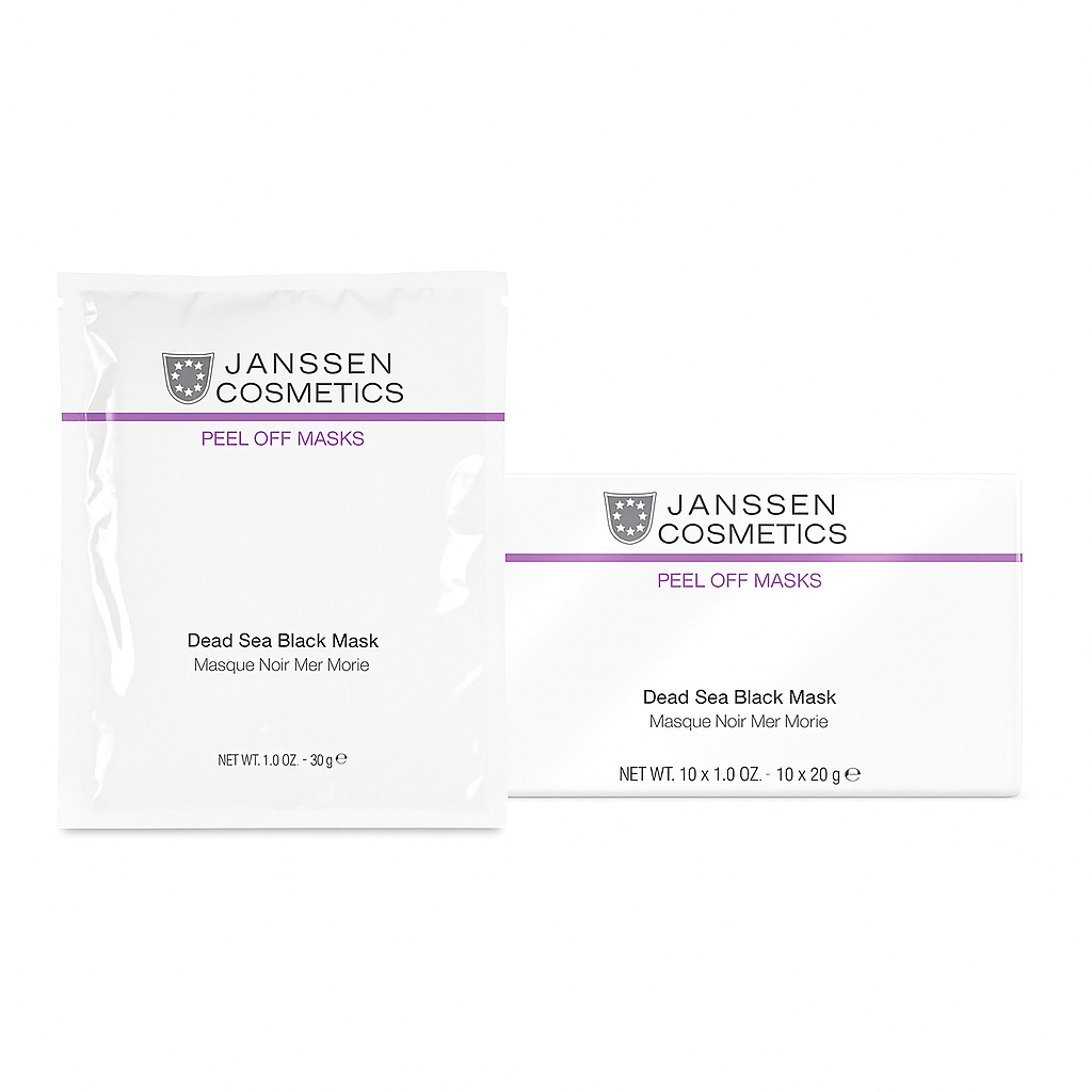 Janssen Cosmetics Dead Sea Black Mask - 30g x 10 Sachets, Skin Care Masks & Peels