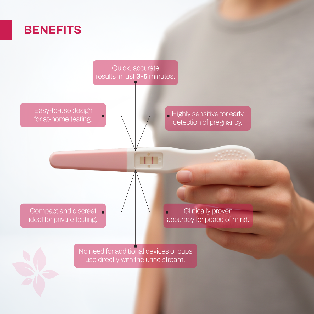 Jovel HCG One Step Pregnancy Test Midstream - 1 Test