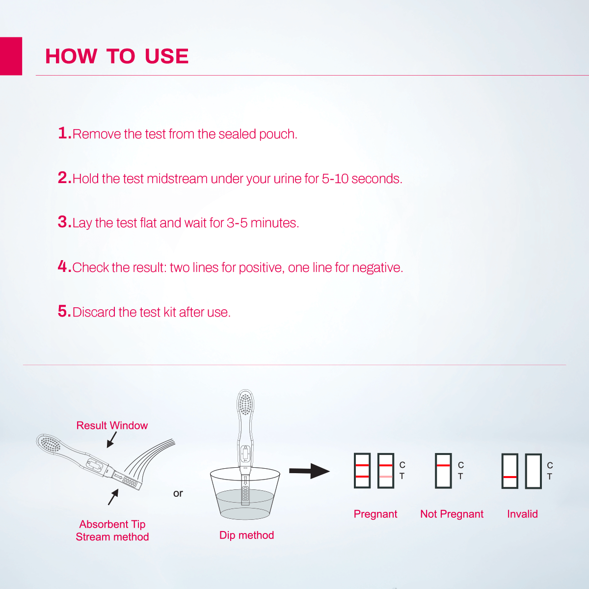 Jovel HCG One Step Pregnancy Test Midstream - 1 Test