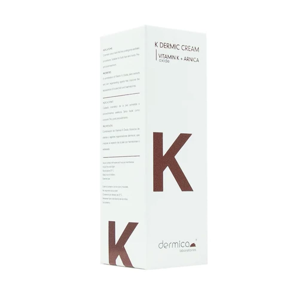 K Dermic cream for skin healing and recovery after aesthetic treatments