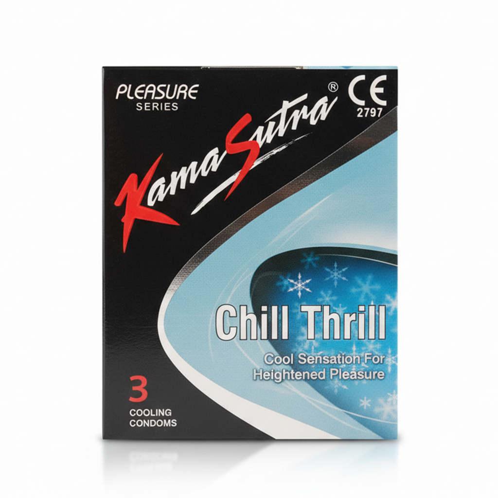 KamaSutra Chill Thrill Condoms - Pack of 3, Condoms