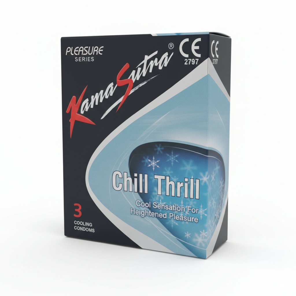 KamaSutra Chill Thrill Condoms - Pack of 3, Condoms