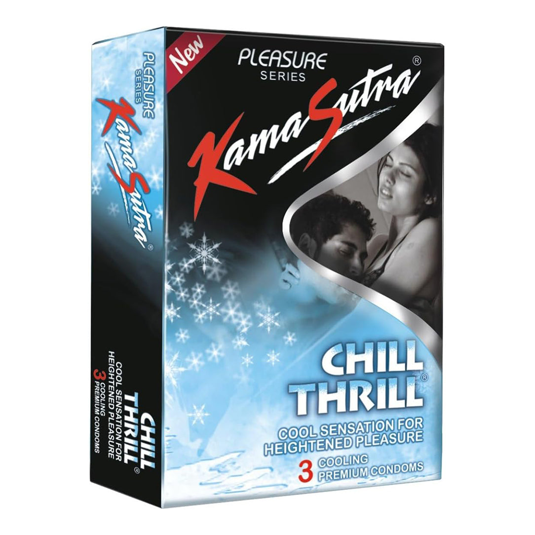 KamaSutra Chill Thrill Condoms - Pack of 3, Condoms