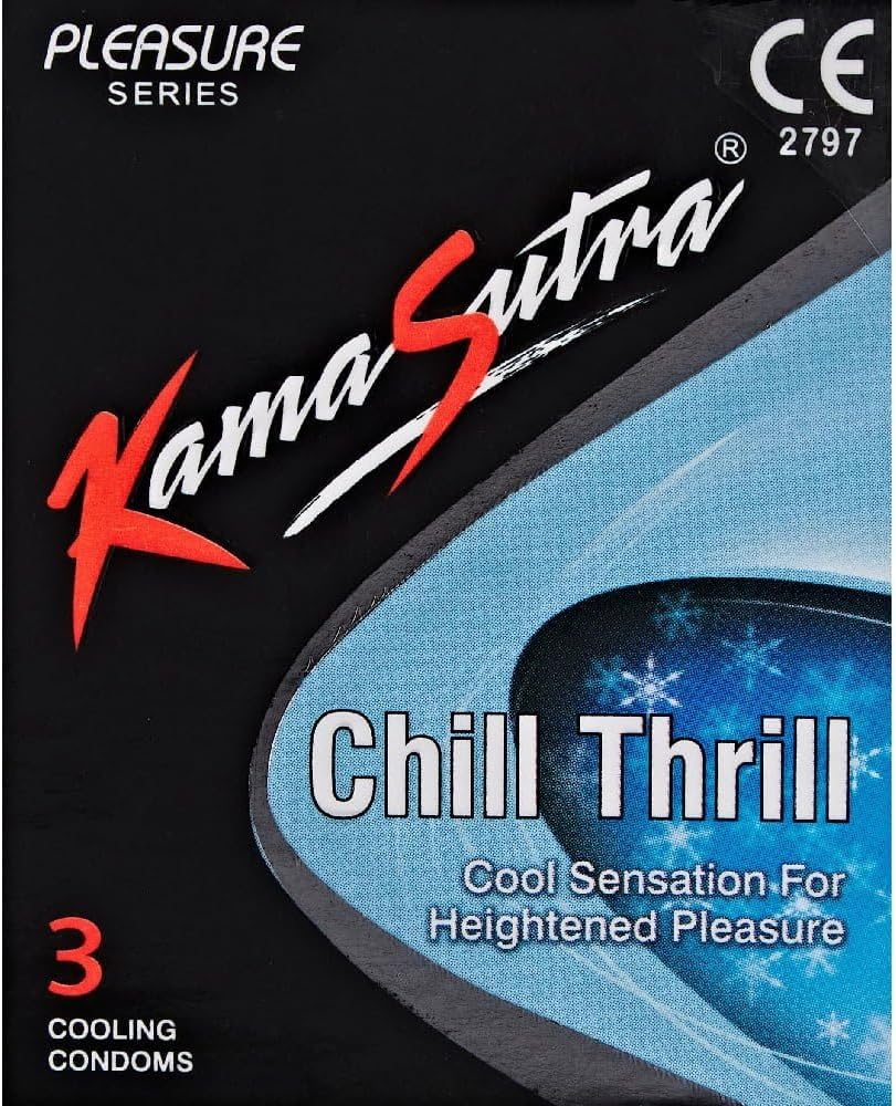 KamaSutra Chill Thrill Condoms - Pack of 3, Condoms