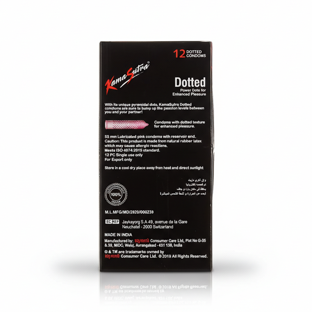 KamaSutra Dotted Condoms - Pack of 12s, Condoms