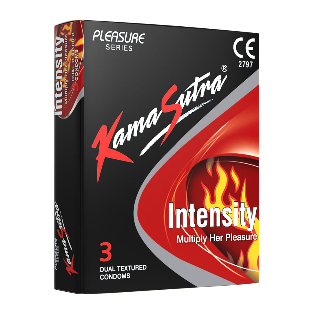 KamaSutra Intensity Condoms - Pack of 3, Condoms